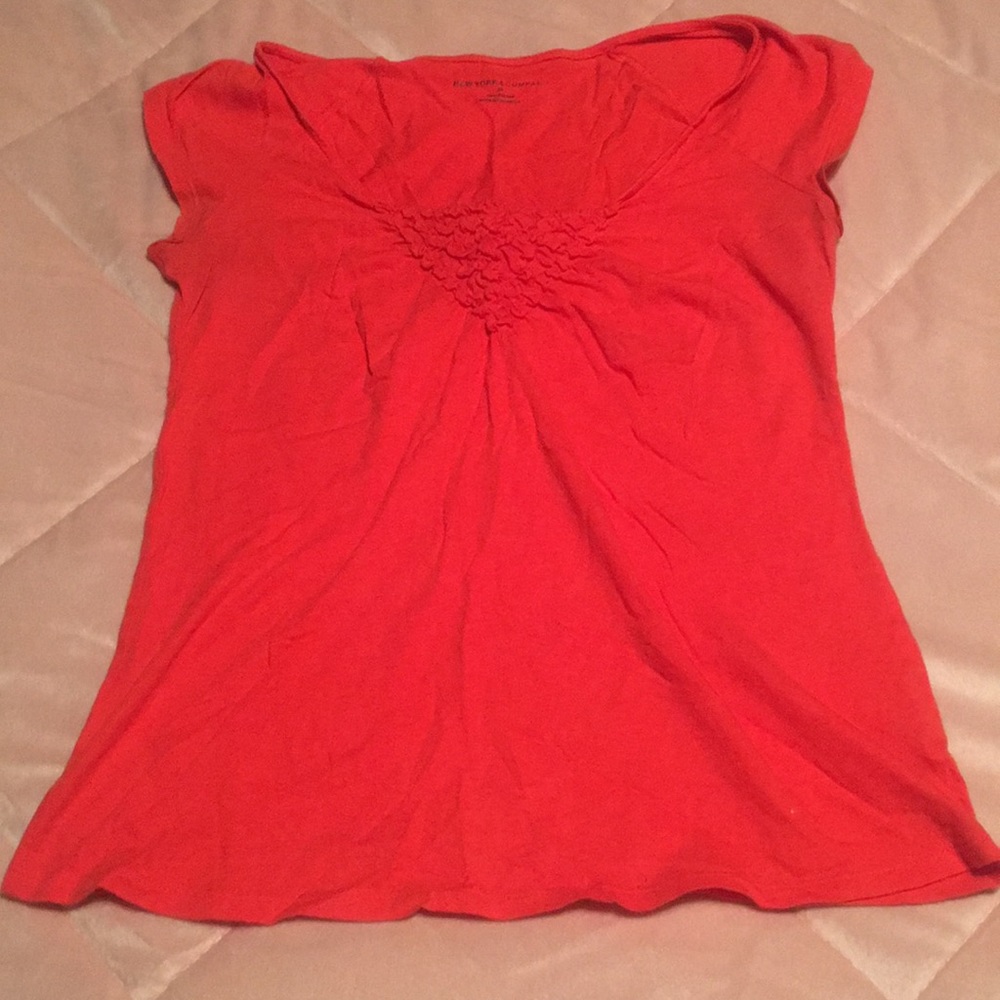 Orange short sleeve top